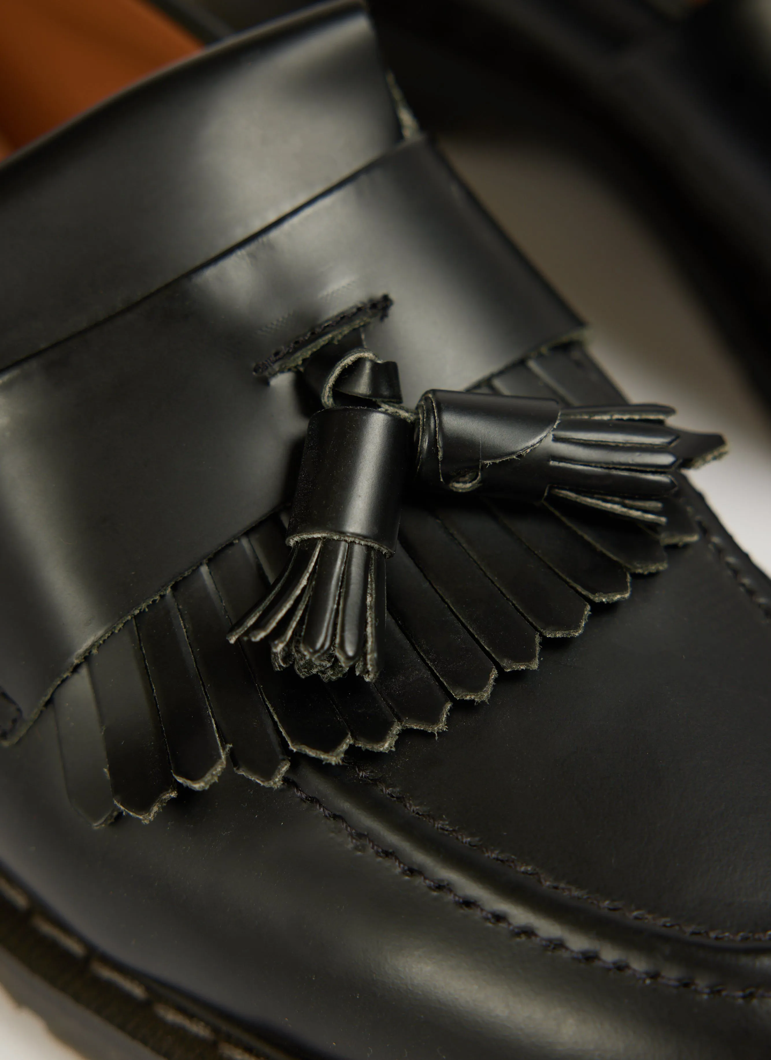 Solovair | Hi-Shine Tassle Loafer | Black sold by Percival product image thumbnail 2
