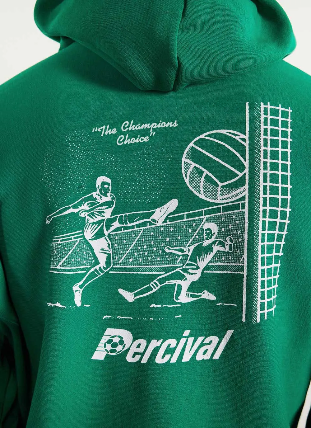 Goal Hoodie | Champion and Percival | Green sold by Percival product image thumbnail 2