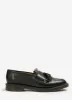 Solovair | Hi-Shine Tassle Loafer | Black sold by Percival