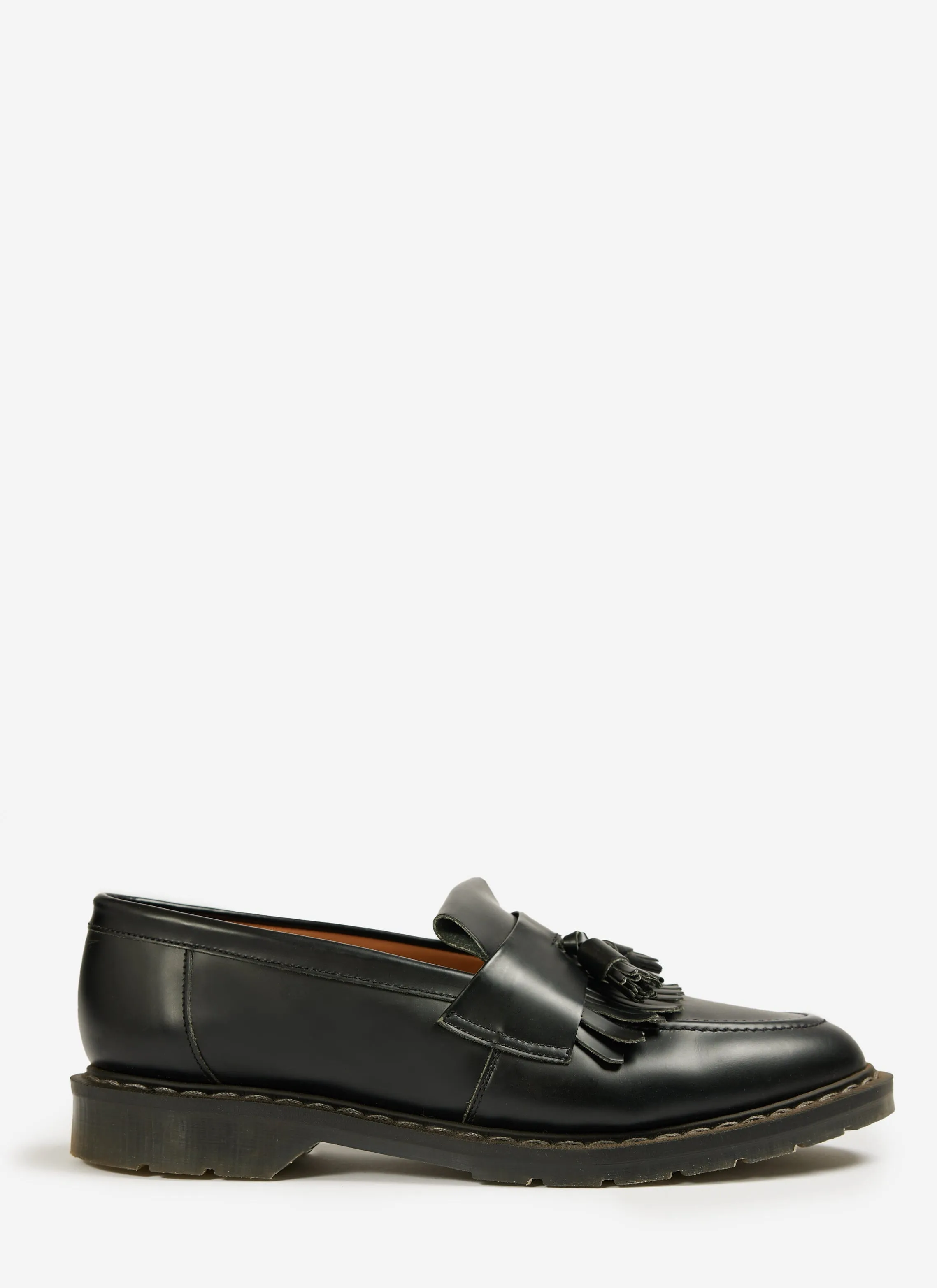 Solovair | Hi-Shine Tassle Loafer | Black sold by Percival product image thumbnail 4