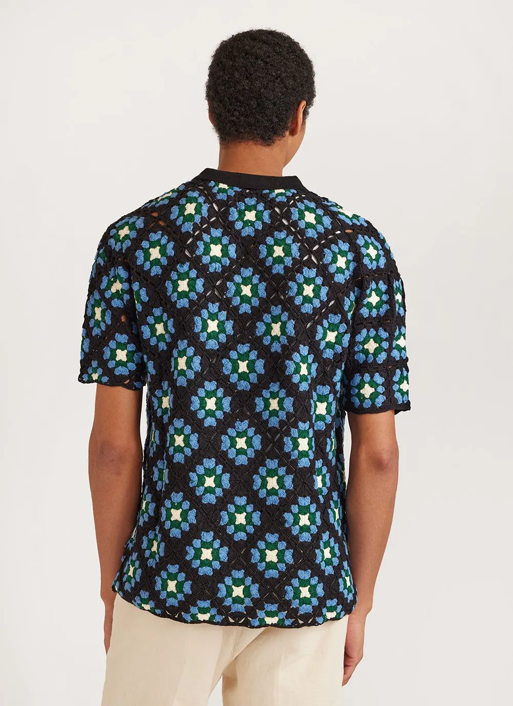 Crochimond Shirt | Crochet Cotton | Black sold by Percival product image thumbnail 3