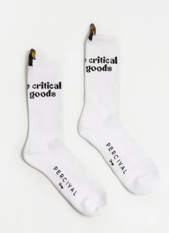 5 Steps Socks | Percival x High Performance | White sold by Percival