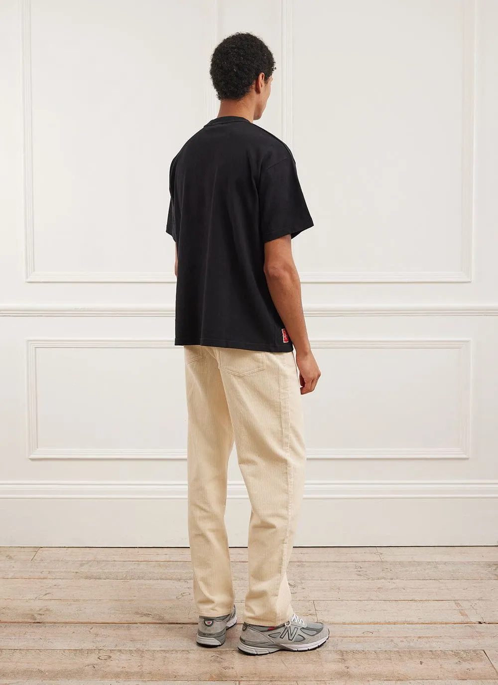 Koi Pond Oversized T Shirt | Embroidered Organic Cotton | Black sold by Percival product image thumbnail 5