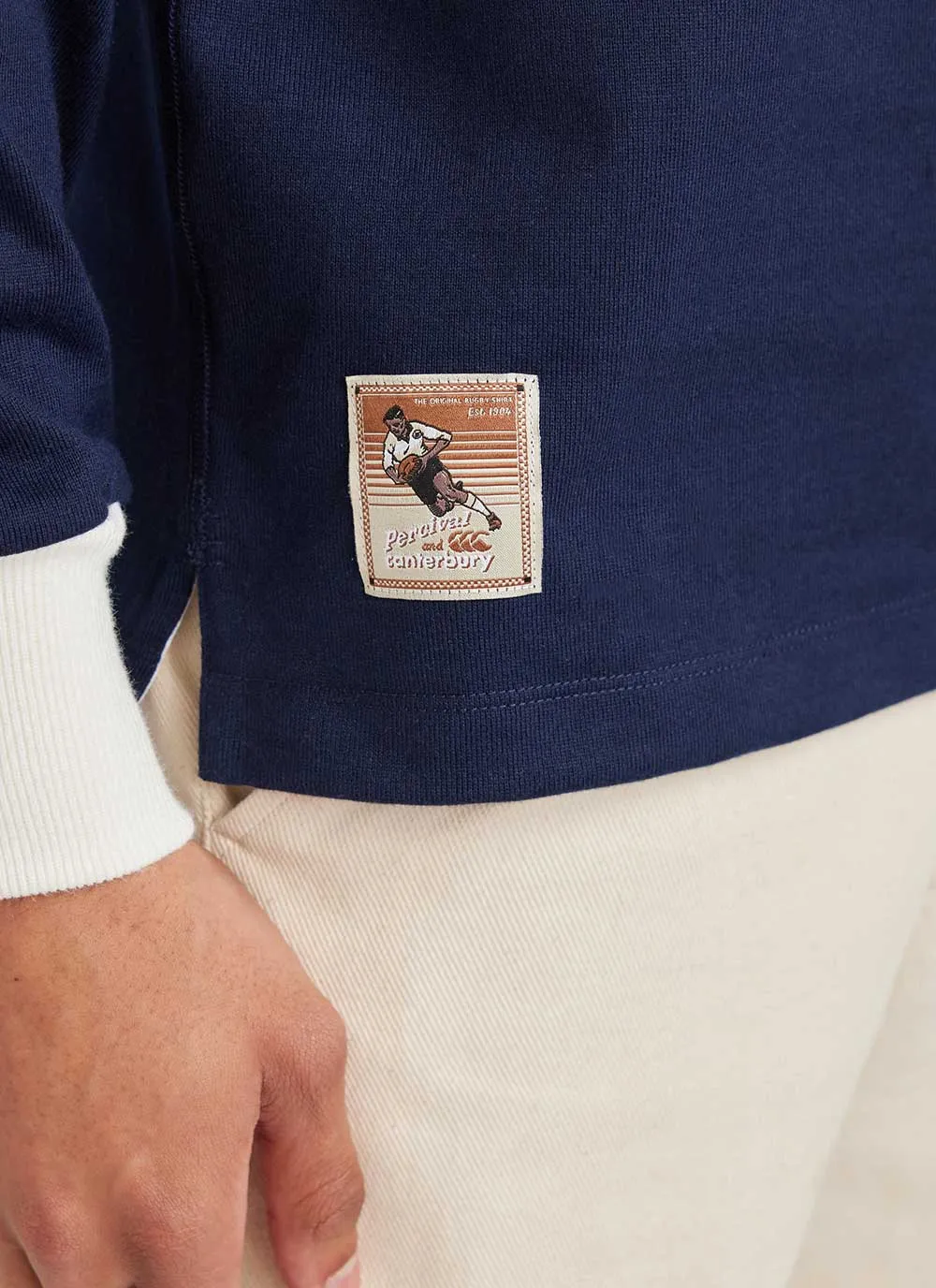 Rugby Shirt | Canterbury and Percival | Navy with Red sold by Percival product image thumbnail 5