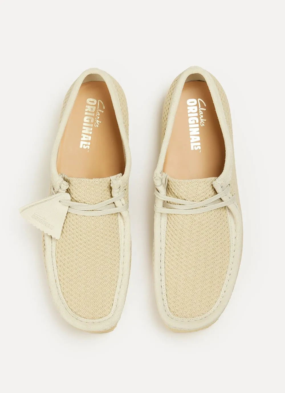 Wallabee | Clarks Originals | Off White Mesh sold by Percival product image thumbnail 4