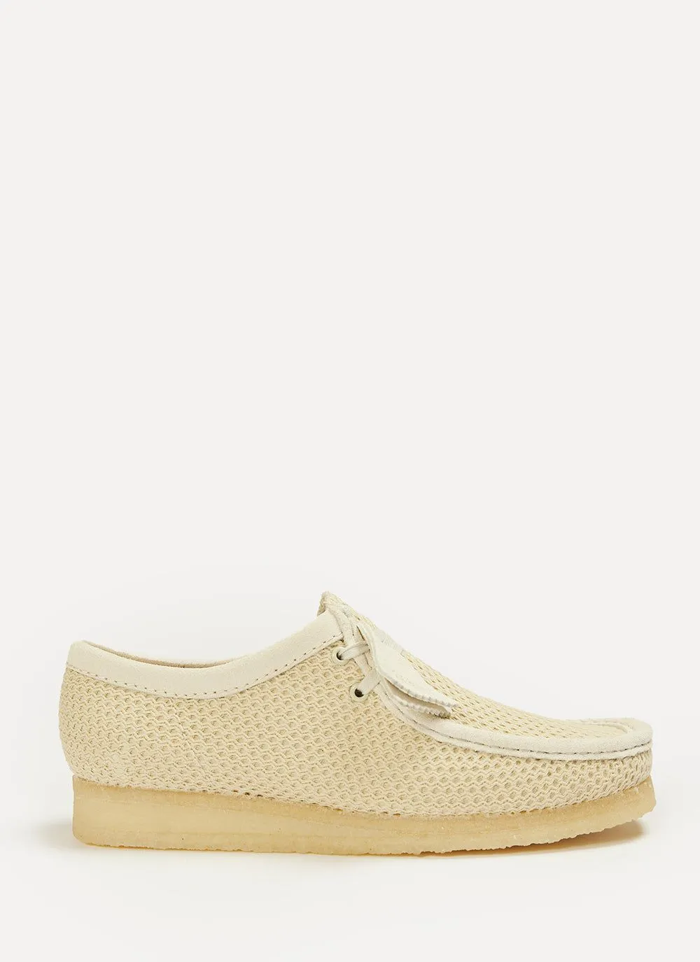 Wallabee | Clarks Originals | Off White Mesh sold by Percival product image thumbnail 3