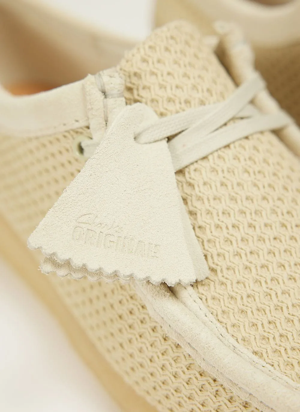 Wallabee | Clarks Originals | Off White Mesh sold by Percival product image thumbnail 2