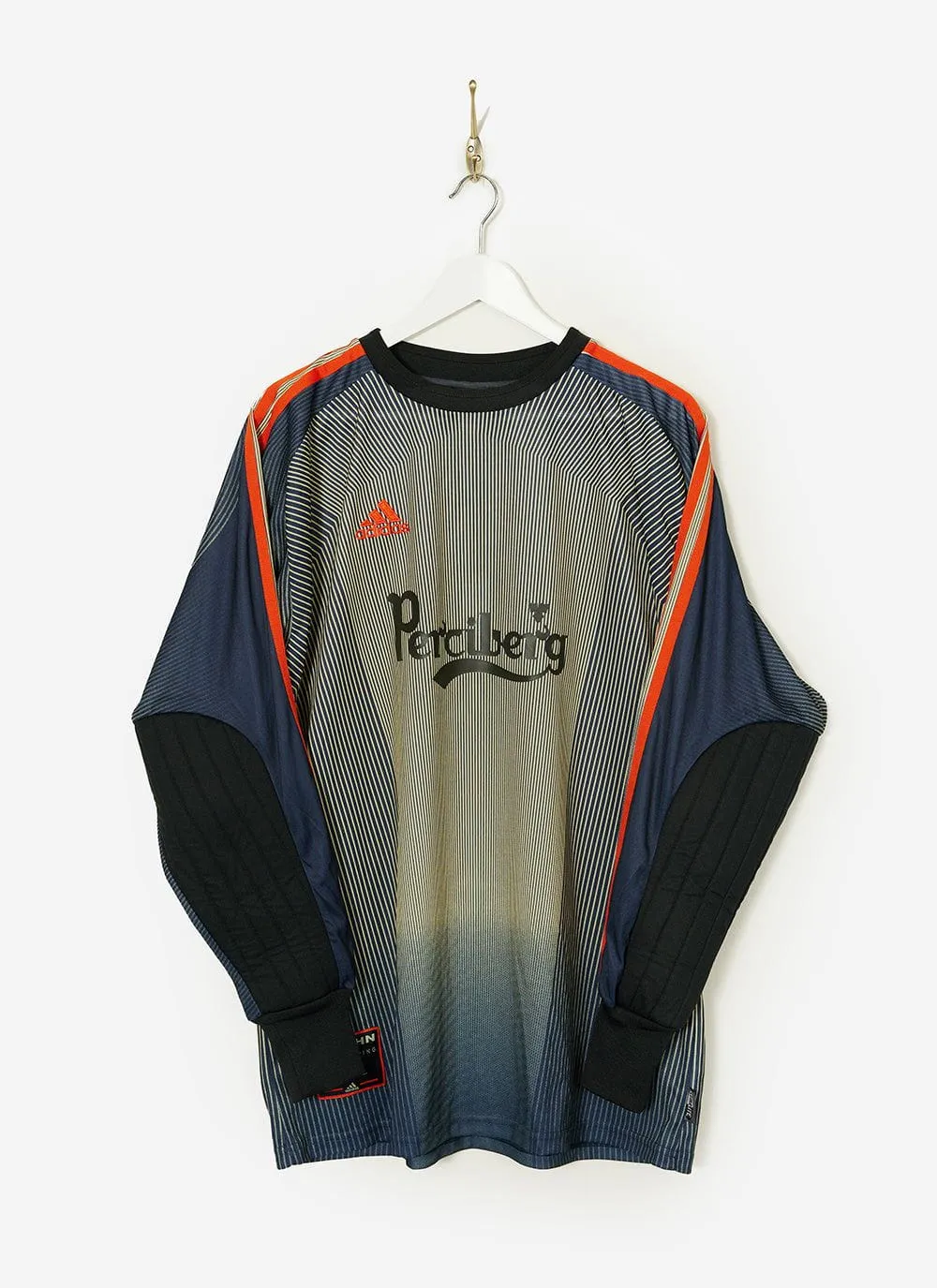 90s Adidas Shirt #30 | Percival x Classic Football Shirts | Black sold by Percival