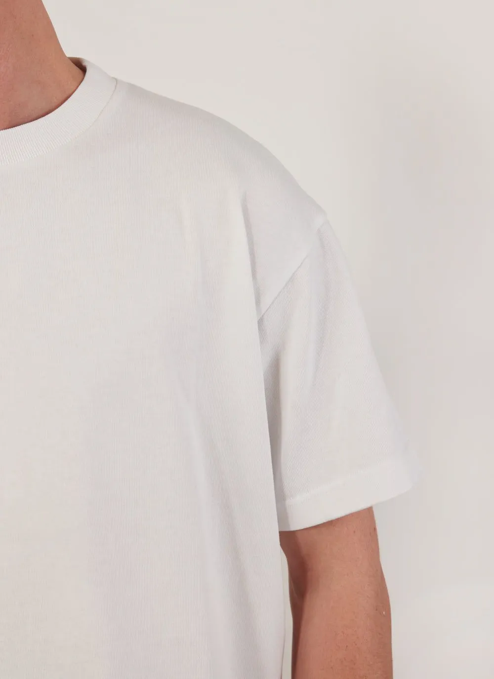 3 Pack Oversized T Shirts | Organic Cotton | White sold by Percival product image thumbnail 5