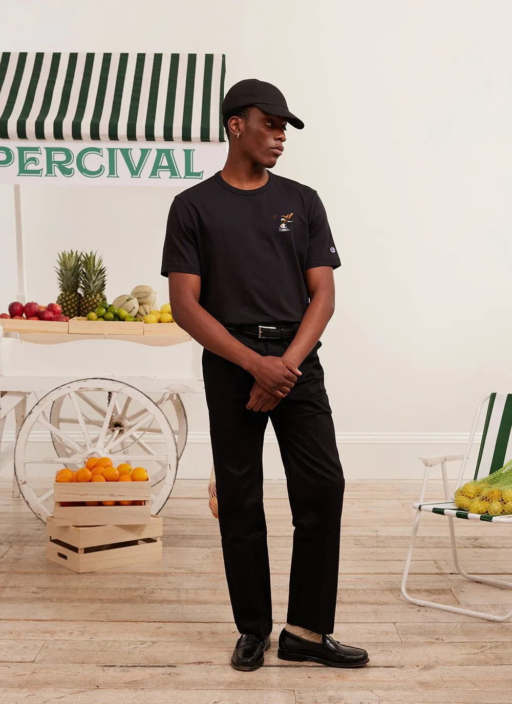 Swooping Eagle T Shirt | Champion and Percival | Black sold by Percival product image thumbnail 2