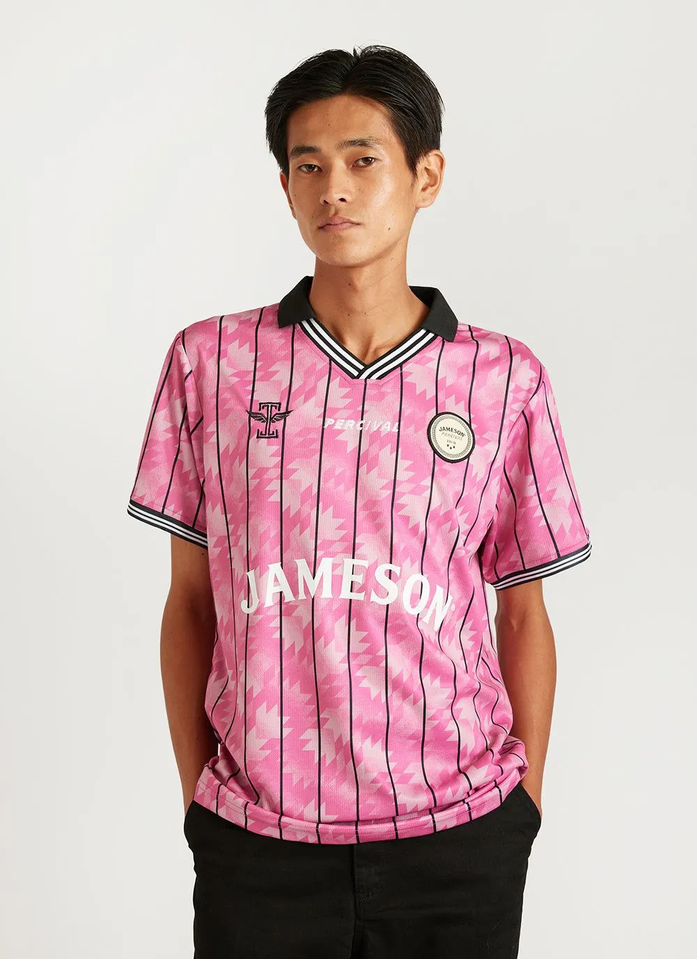 Third Football Shirt | JAMESON x Percival | Pink sold by Percival