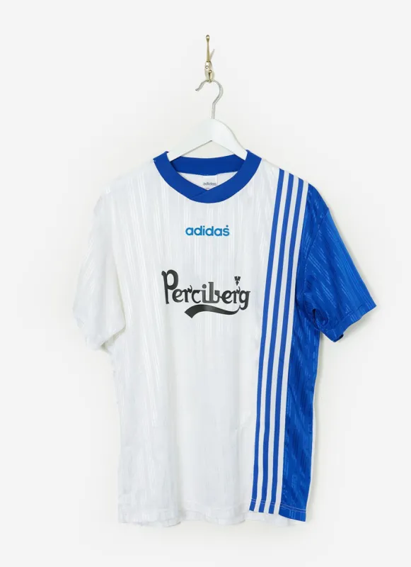 90s Adidas Shirt #23 | Percival x Classic Football Shirts | White with Blue sold by Percival