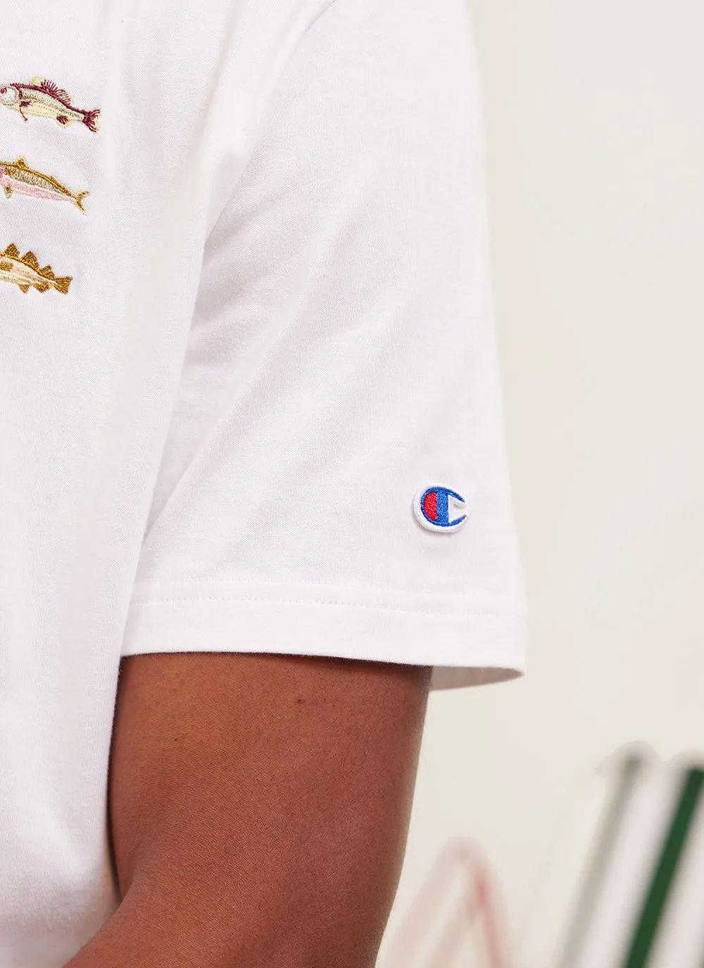 Rare Fish T Shirt | Champion and Percival | Ecru sold by Percival product image thumbnail 3