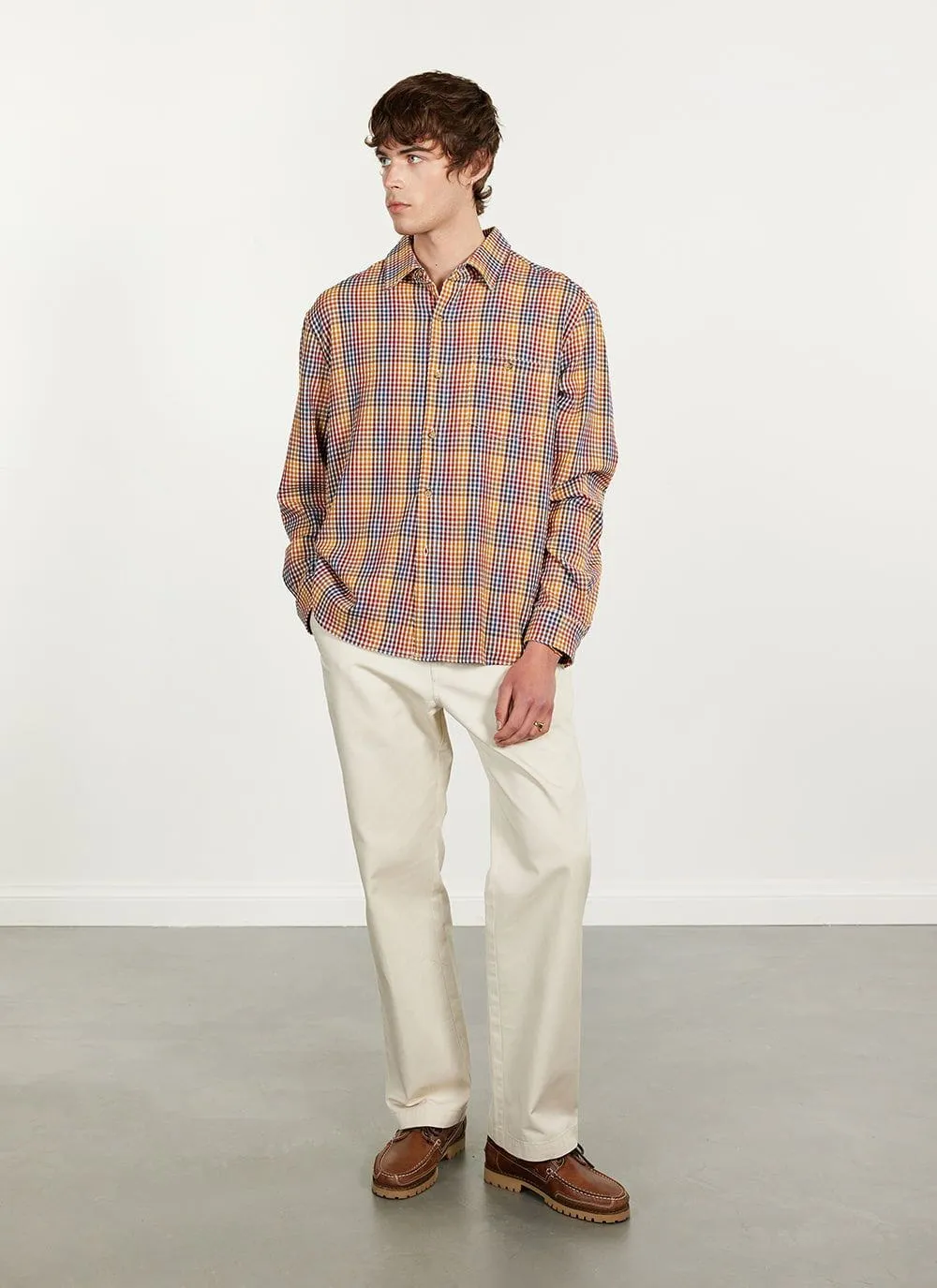 Agora Pearce Oversized Shirt | Cotton | Multi Check sold by Percival product image thumbnail 5