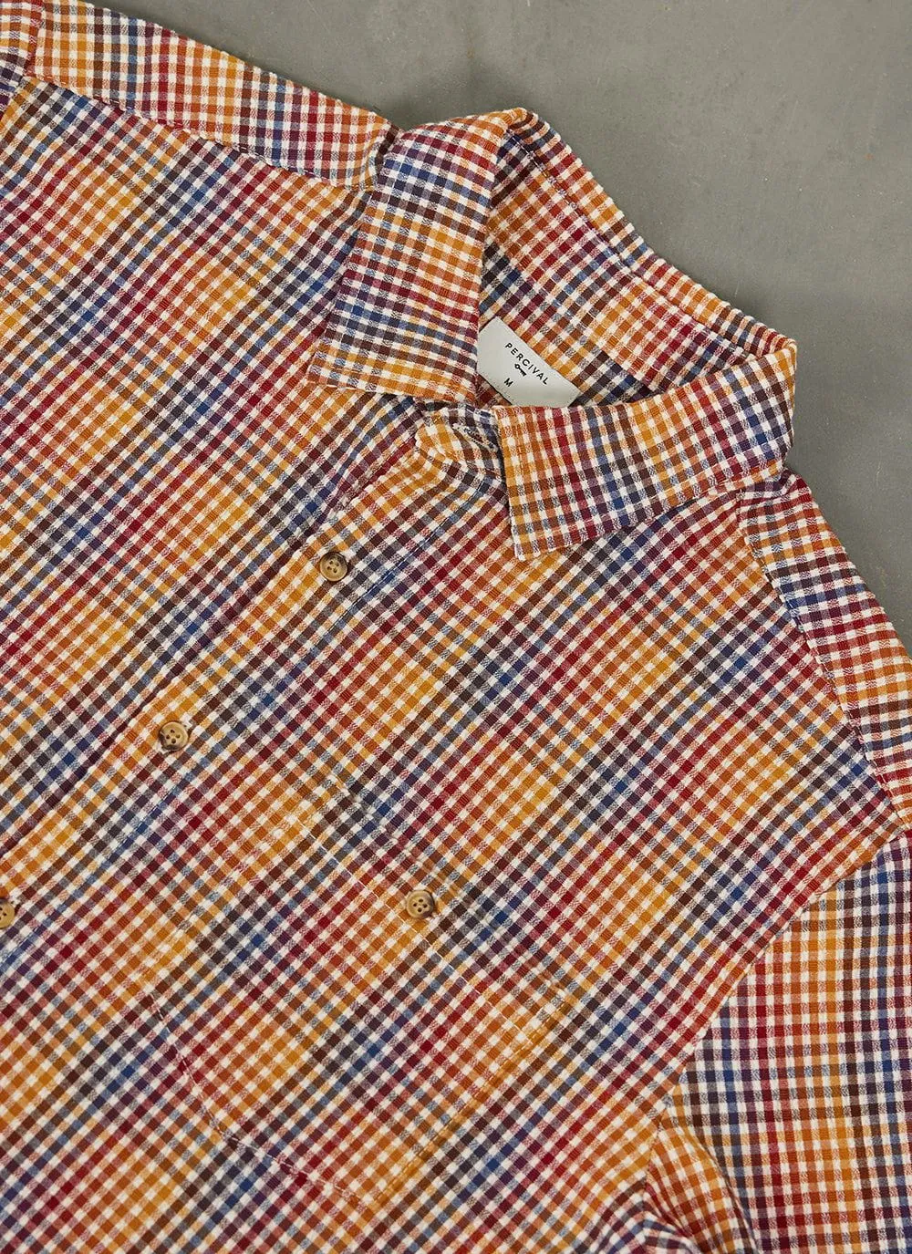 Agora Pearce Oversized Shirt | Cotton | Multi Check sold by Percival product image thumbnail 2