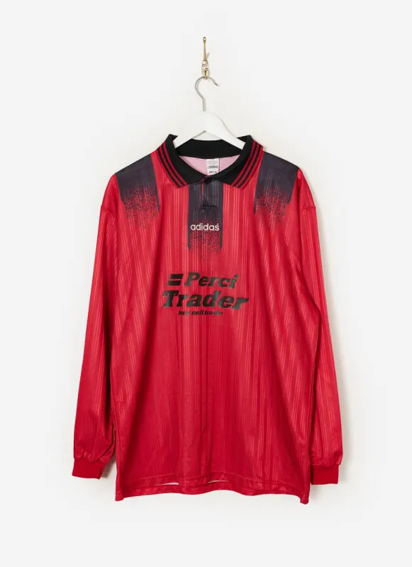 90s Adidas Shirt #18 | Percival x Classic Football Shirts | Red sold by Percival
