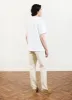 Drinking Cat Oversized T Shirt | Embroidered Organic Cotton | White sold by Percival