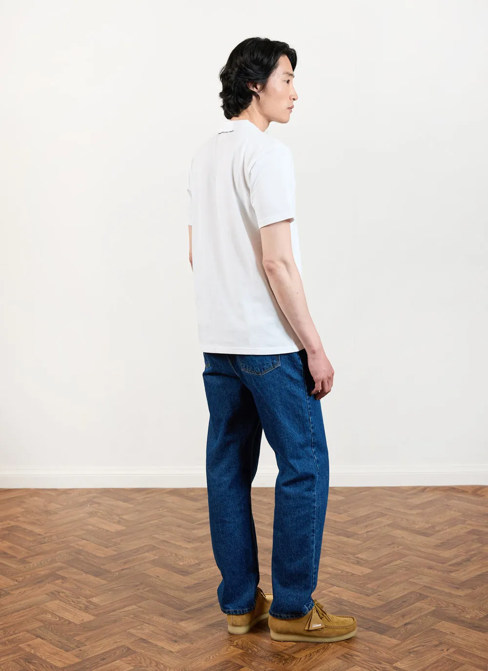 Croissant T Shirt | Embroidered Organic Cotton | White sold by Percival product image thumbnail 4