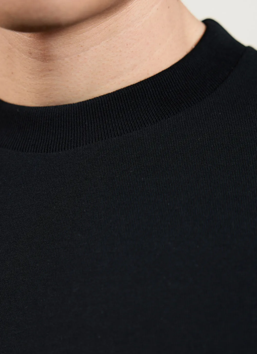 T Shirt Regular Fit | Organic Cotton | Black sold by Percival product image thumbnail 4