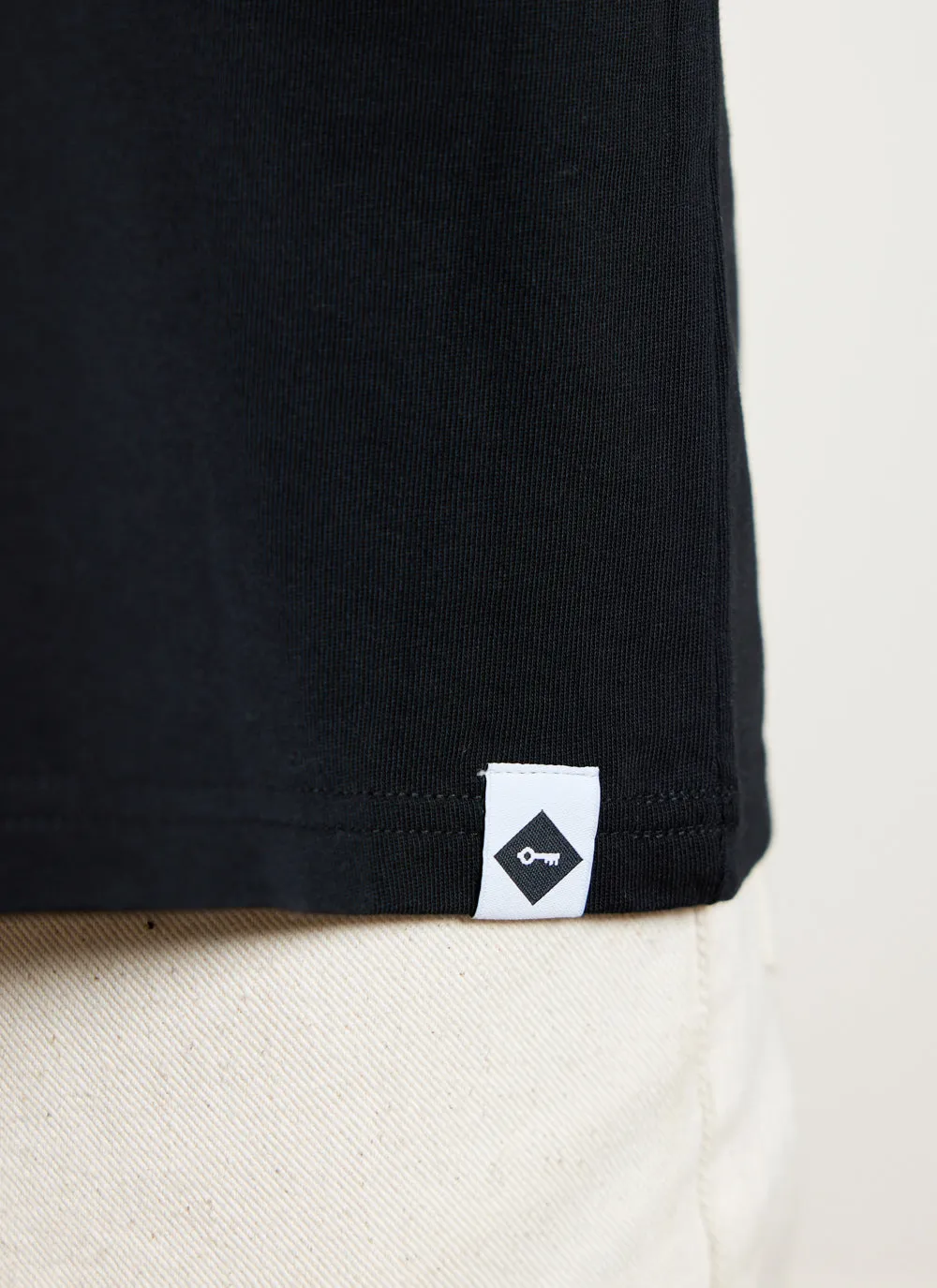 T Shirt Regular Fit | Organic Cotton | Black sold by Percival product image thumbnail 3