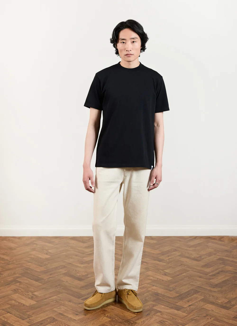 T Shirt Regular Fit | Organic Cotton | Black sold by Percival product image thumbnail 2