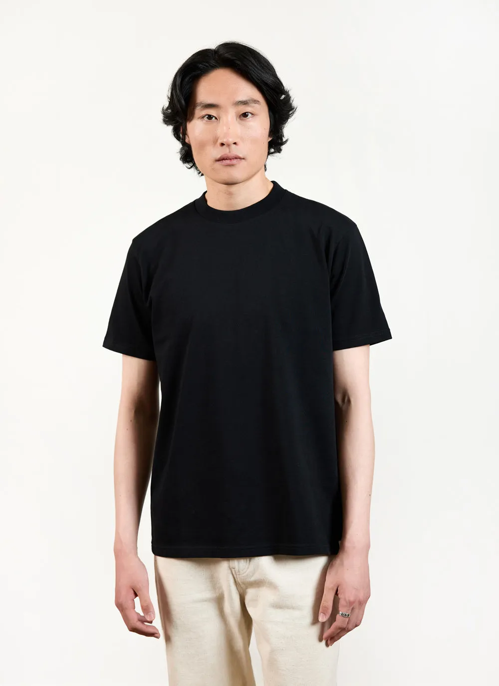 T Shirt Regular Fit | Organic Cotton | Black sold by Percival