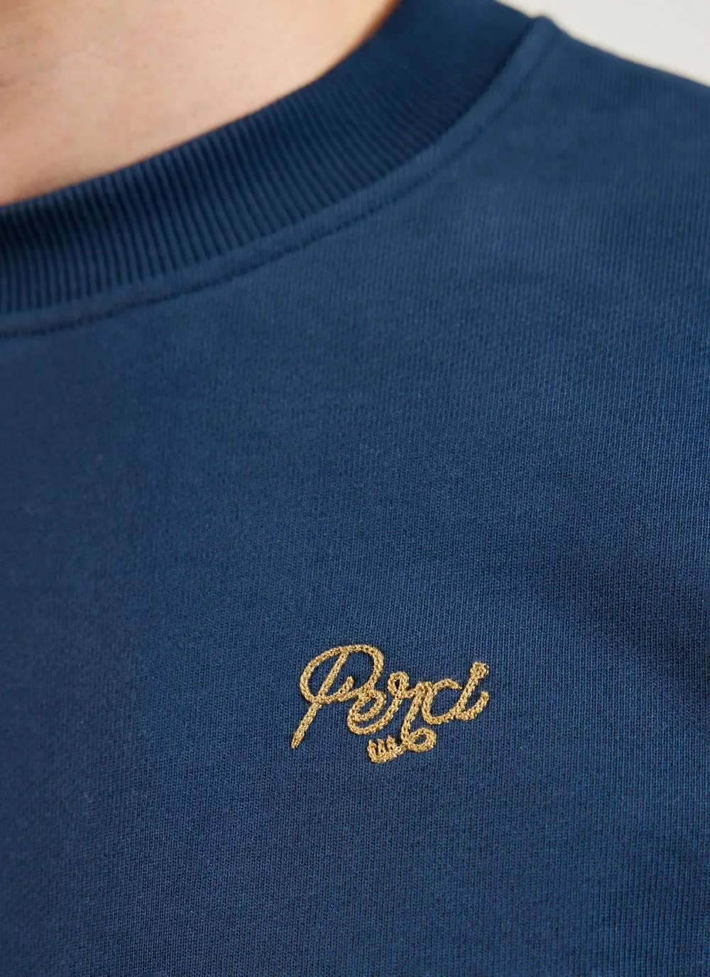 Perci Chainstitch Sweatshirt | Navy sold by Percival product image thumbnail 2