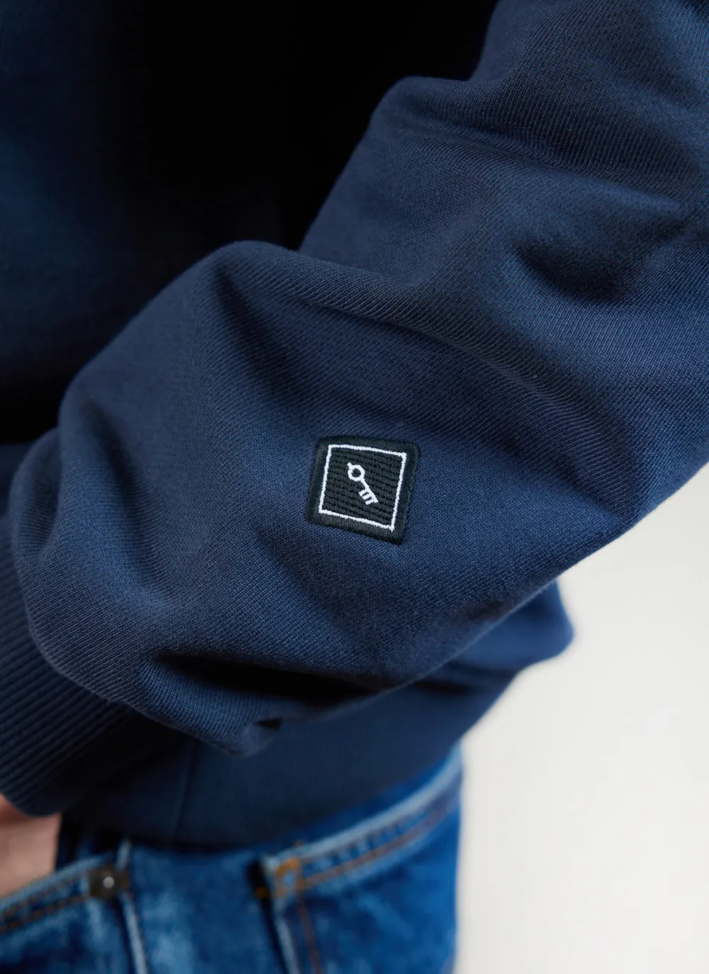 Hoodie | Cotton | Navy sold by Percival product image thumbnail 5