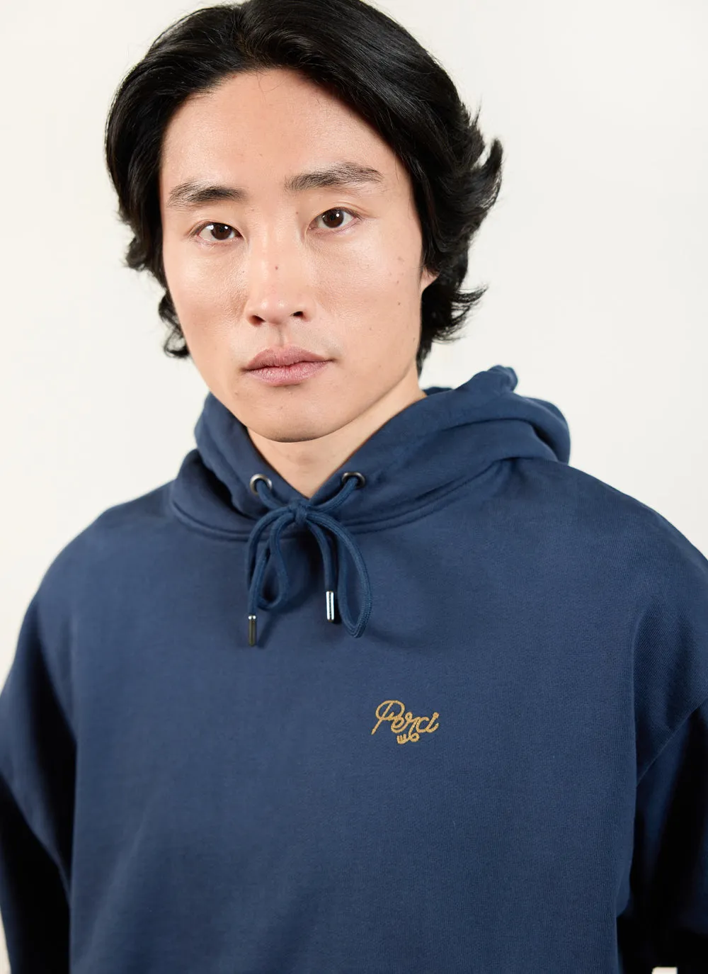 Hoodie | Cotton | Navy sold by Percival product image thumbnail 4