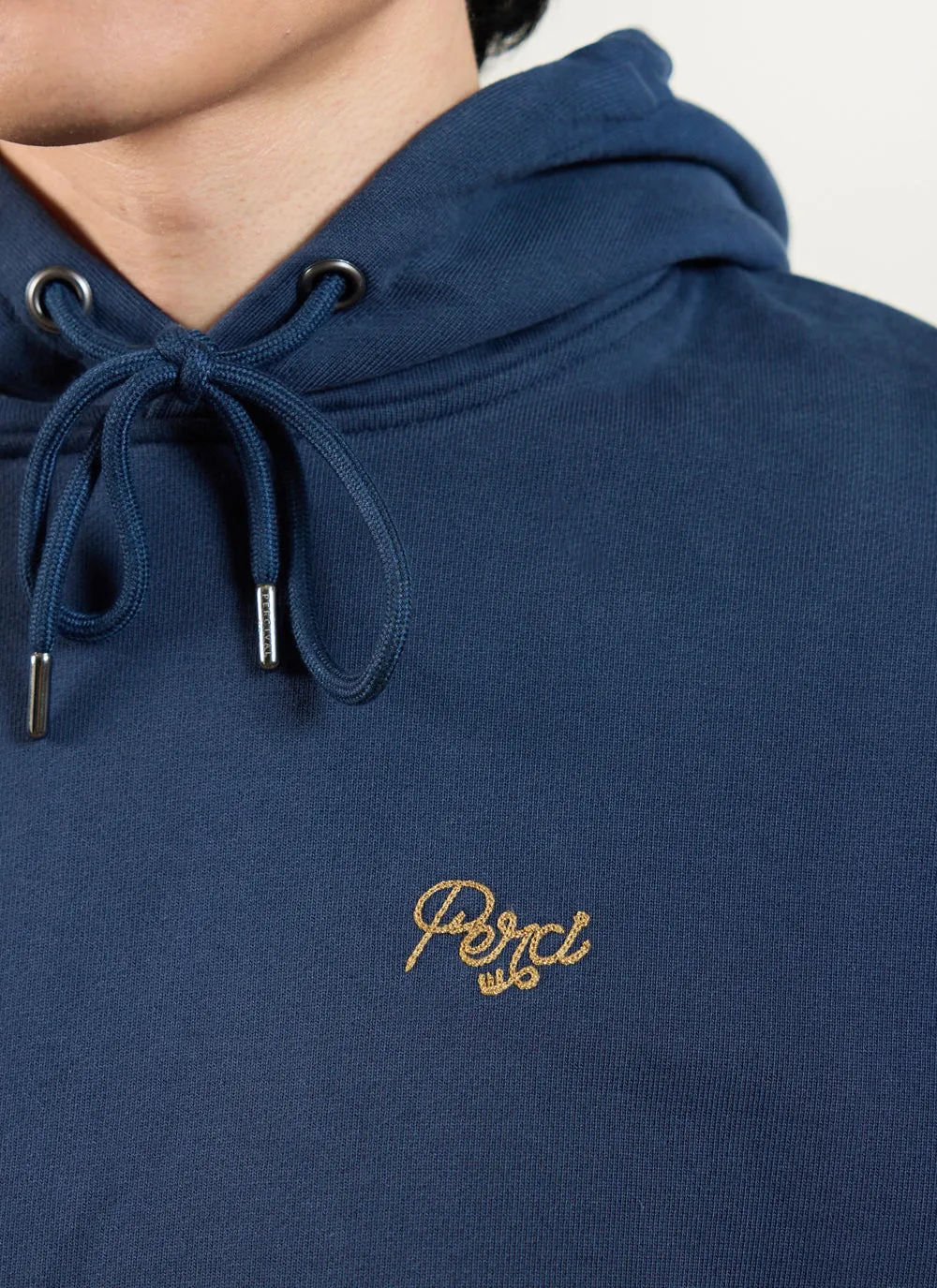 Hoodie | Cotton | Navy sold by Percival product image thumbnail 3