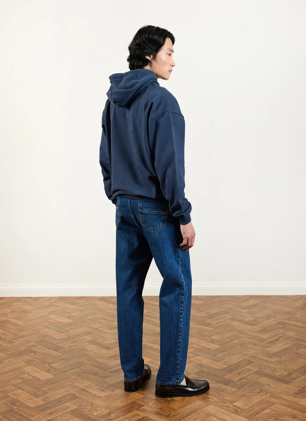 Hoodie | Cotton | Navy sold by Percival product image thumbnail 2