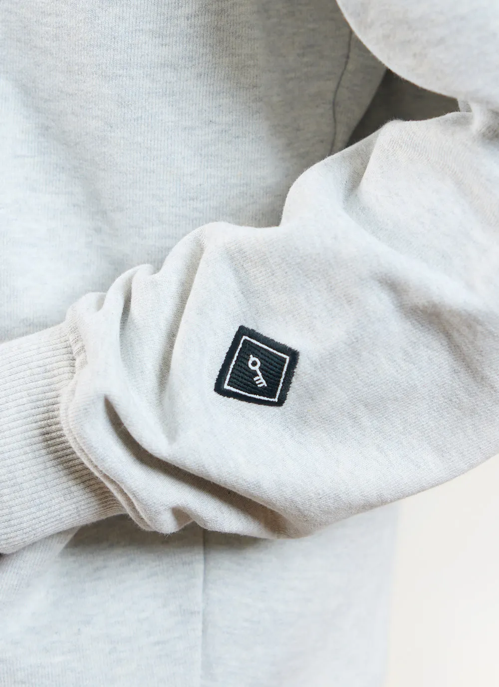 Hoodie | Cotton | Athletic Grey sold by Percival product image thumbnail 3