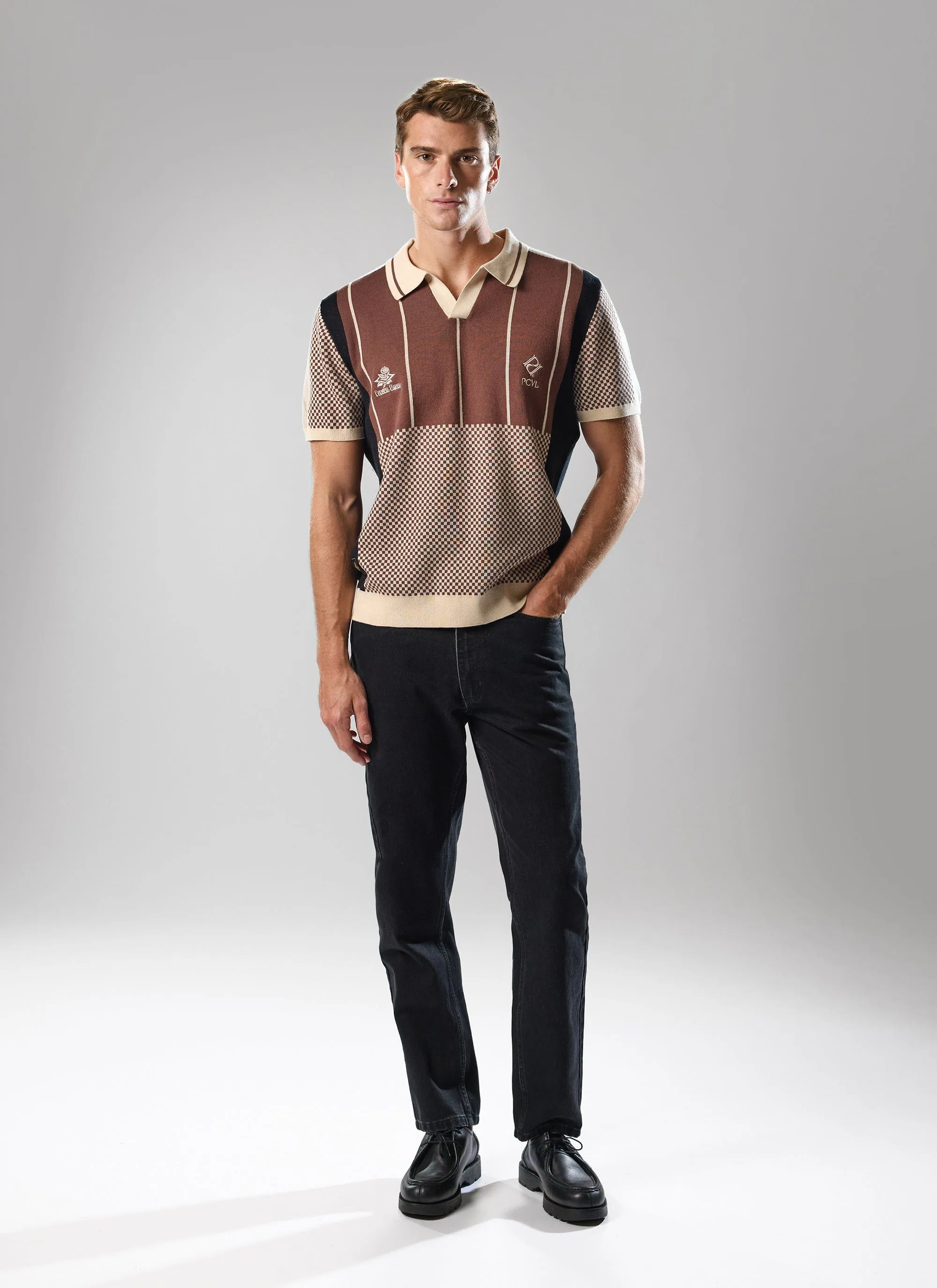 Knitted Stripe Shirt | Umbro x Percival | Multi sold by Percival product image thumbnail 3