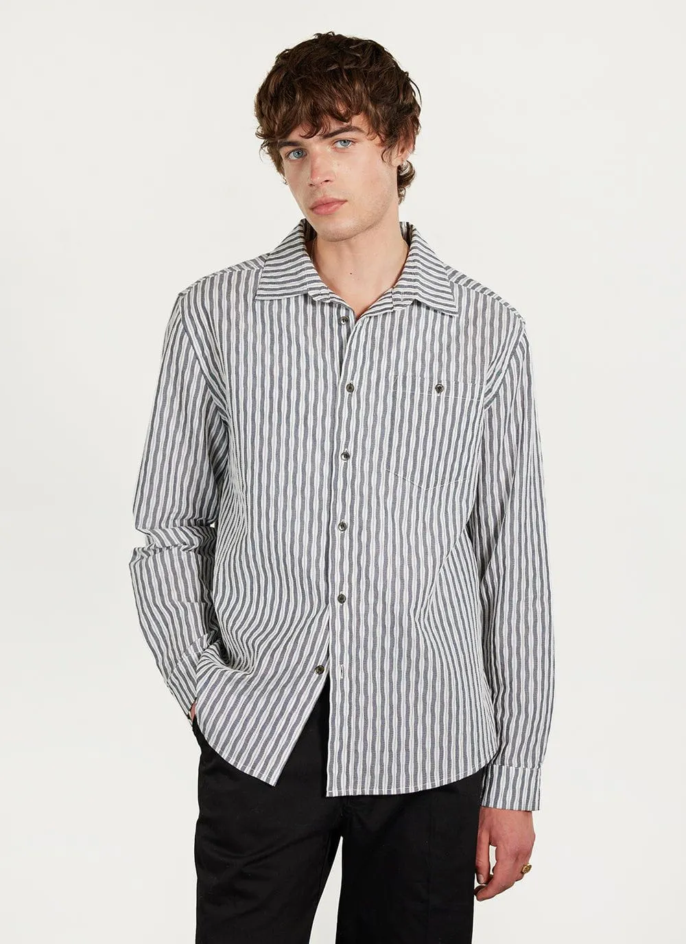 Crochet Poplin Shirt sold by Percival