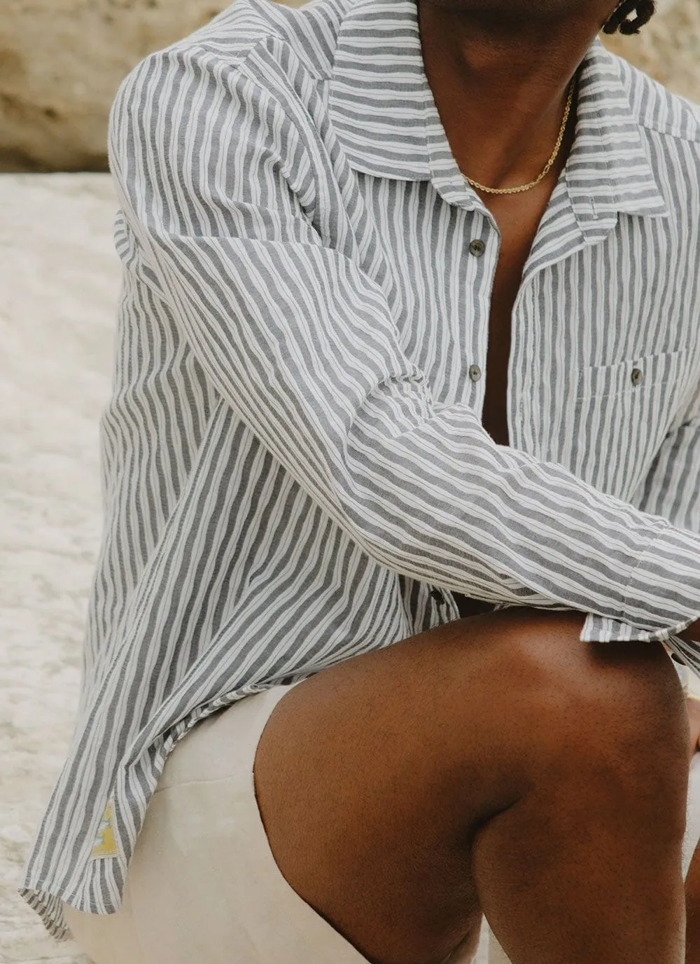 Crochet Poplin Shirt sold by Percival product image thumbnail 2