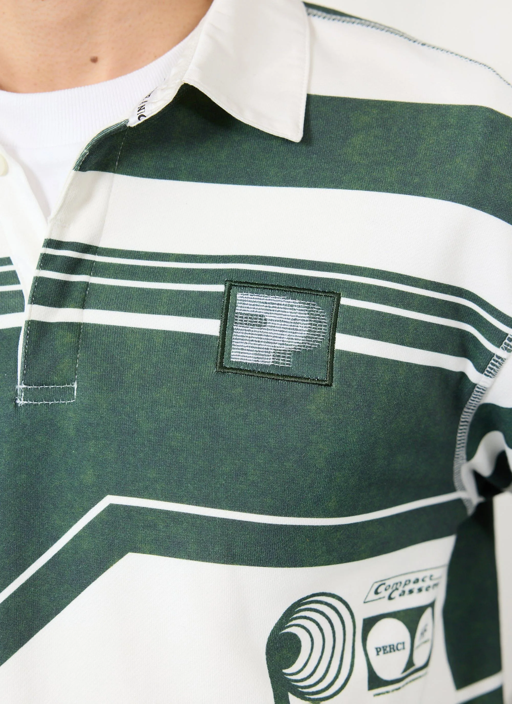 Super Cassette Rugby | Cotton | Forest sold by Percival product image thumbnail 2