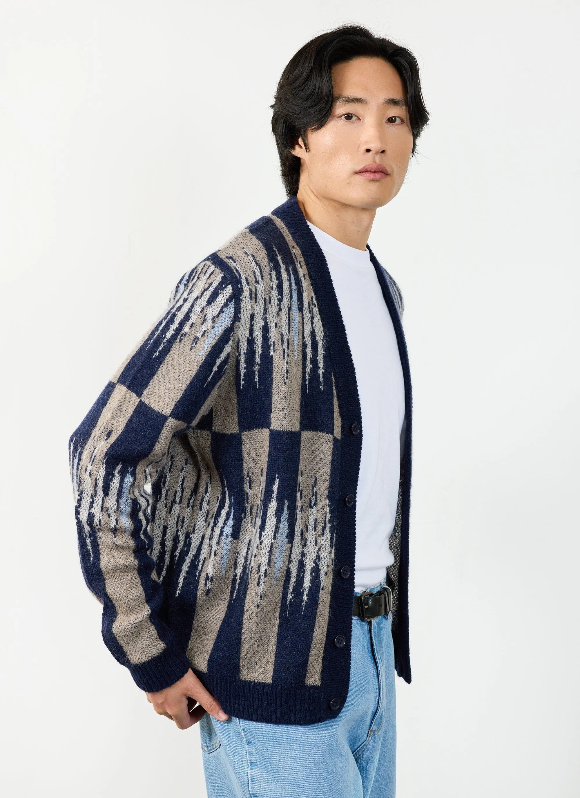 Chromatic Cardigan | Mohair | Ecru sold by Percival product image thumbnail 3