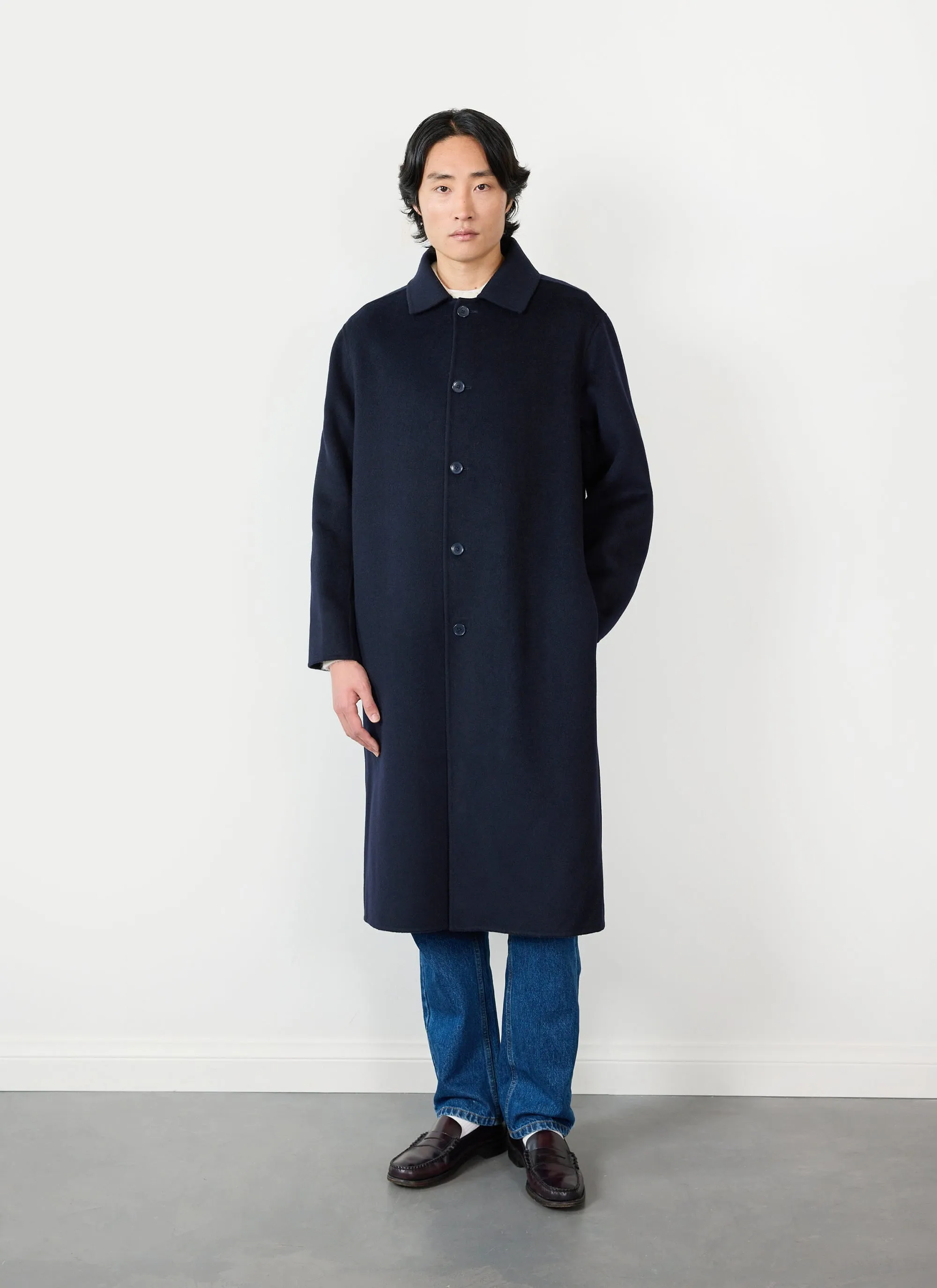 Minnesota Overcoat | Wool | Navy sold by Percival product image thumbnail 3