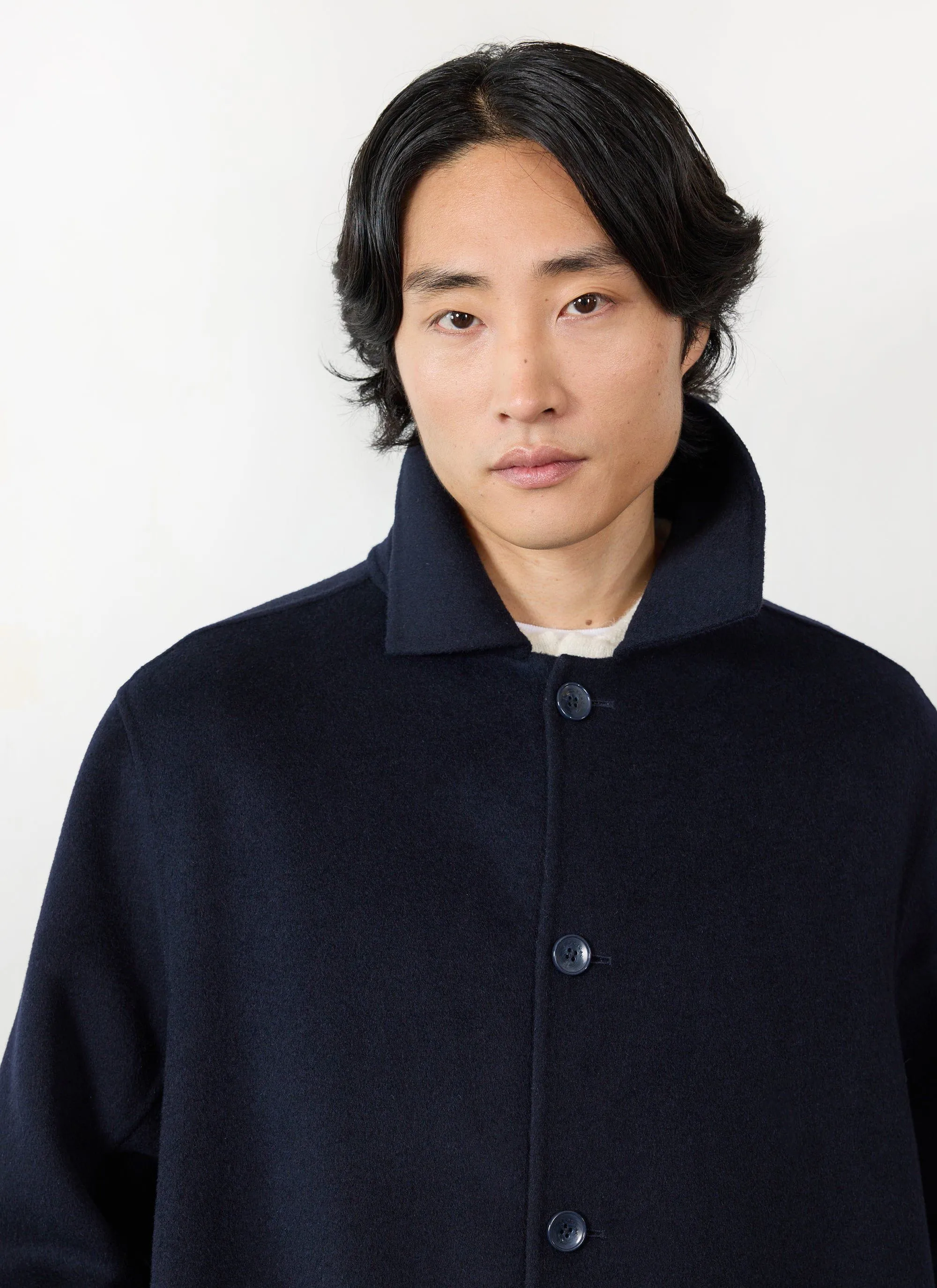 Minnesota Overcoat | Wool | Navy sold by Percival product image thumbnail 2