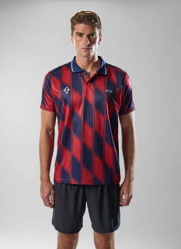 PCVL Football Top | Brick Red sold by Percival