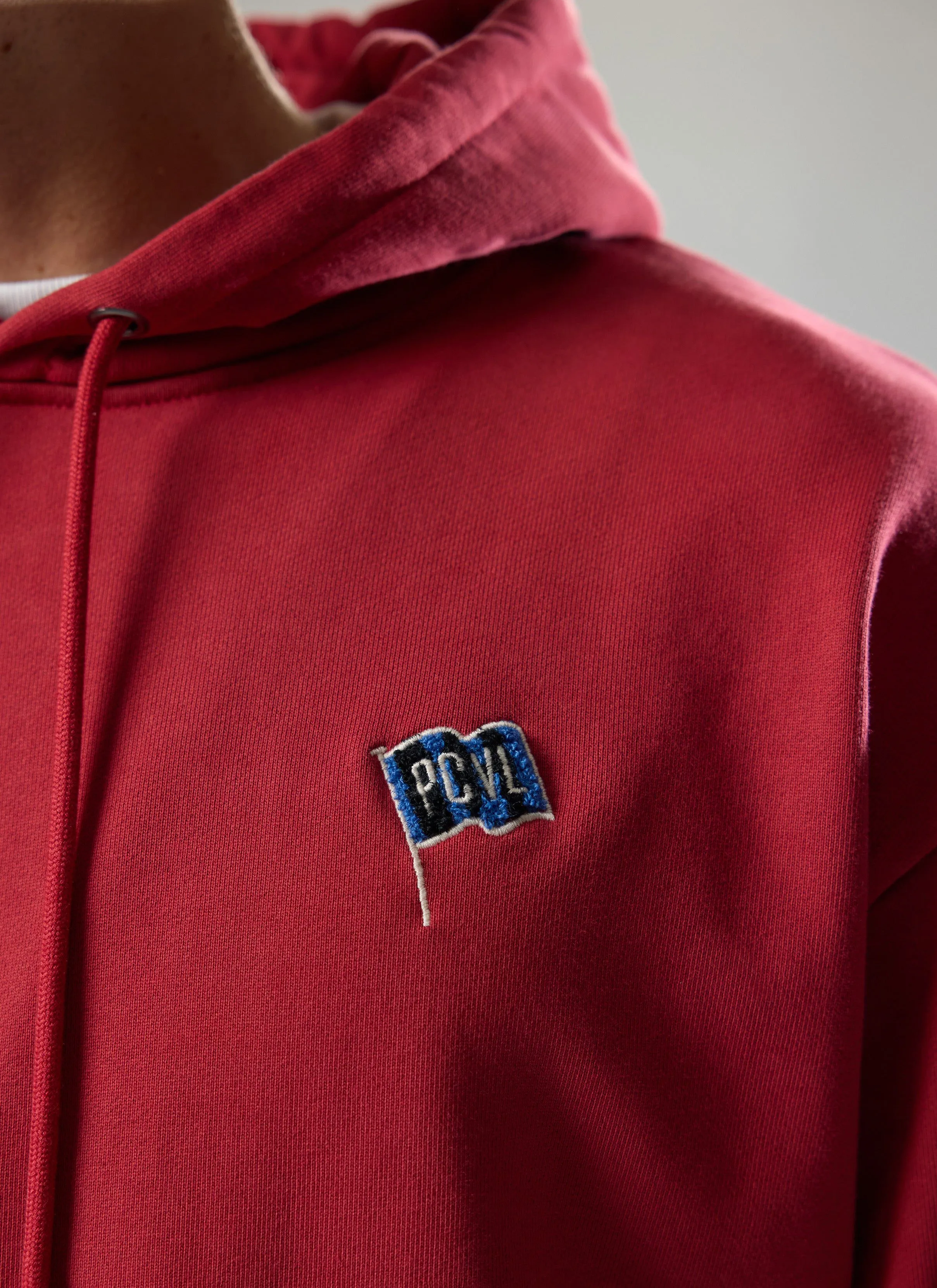 PCVL Flag Hoodie | Cotton | Brick sold by Percival product image thumbnail 2