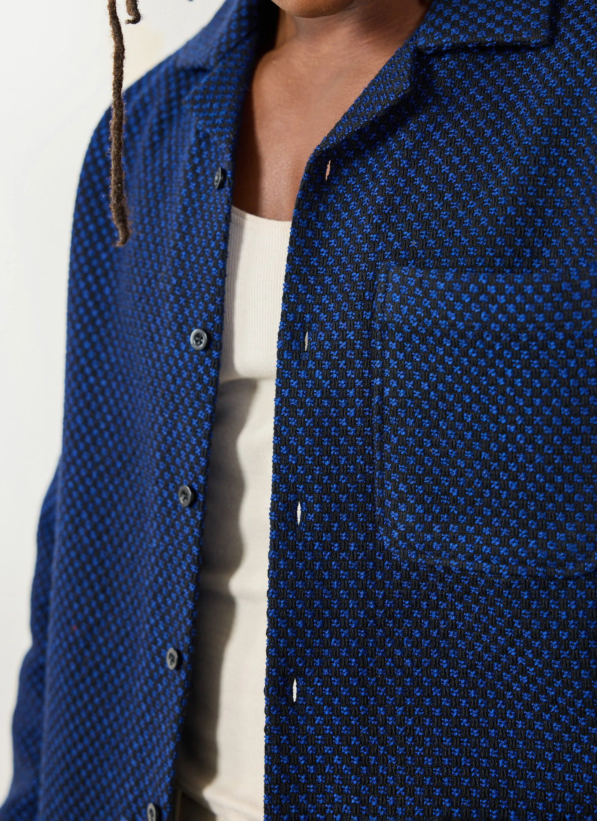 Signal Ashdown Shirt | Cotton | Black with Navy sold by Percival product image thumbnail 2