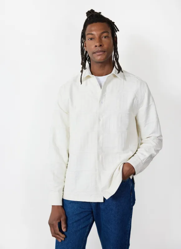Ladder Pearce Oversized Shirt | Cotton | Ecru sold by Percival