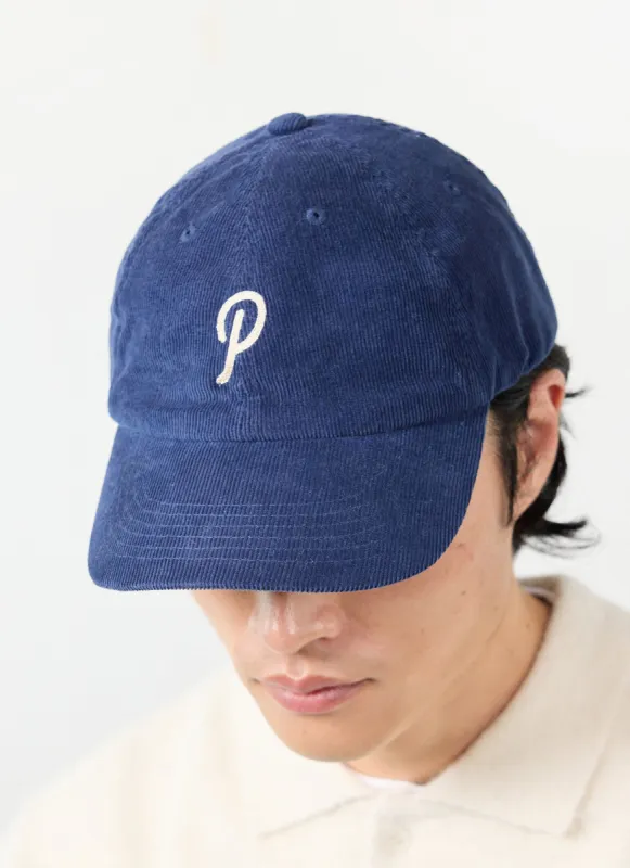 Chainstitch Cap | Cord | Navy sold by Percival