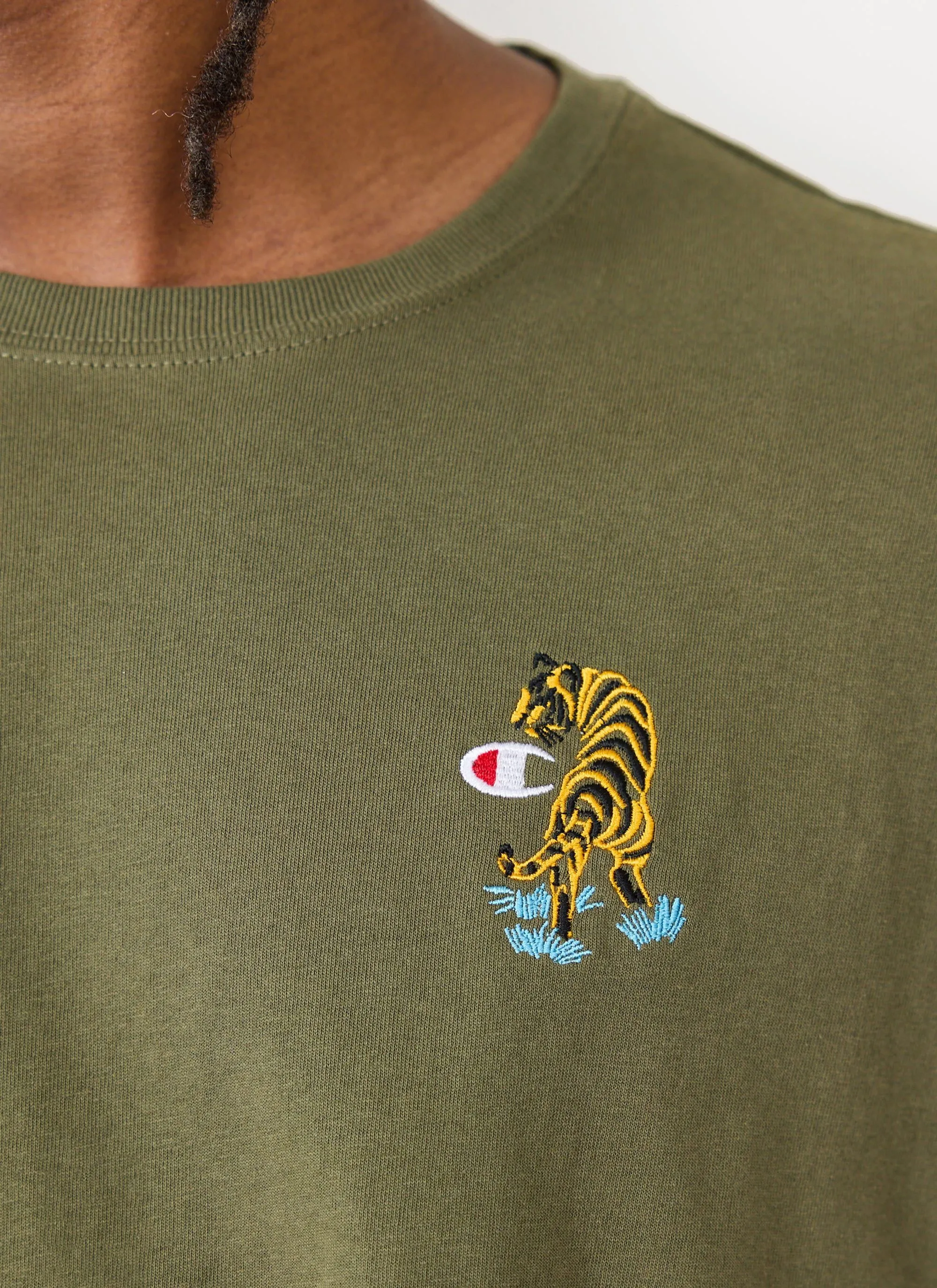 Tiger Oversized T Shirt | Champion and Percival | Forest sold by Percival