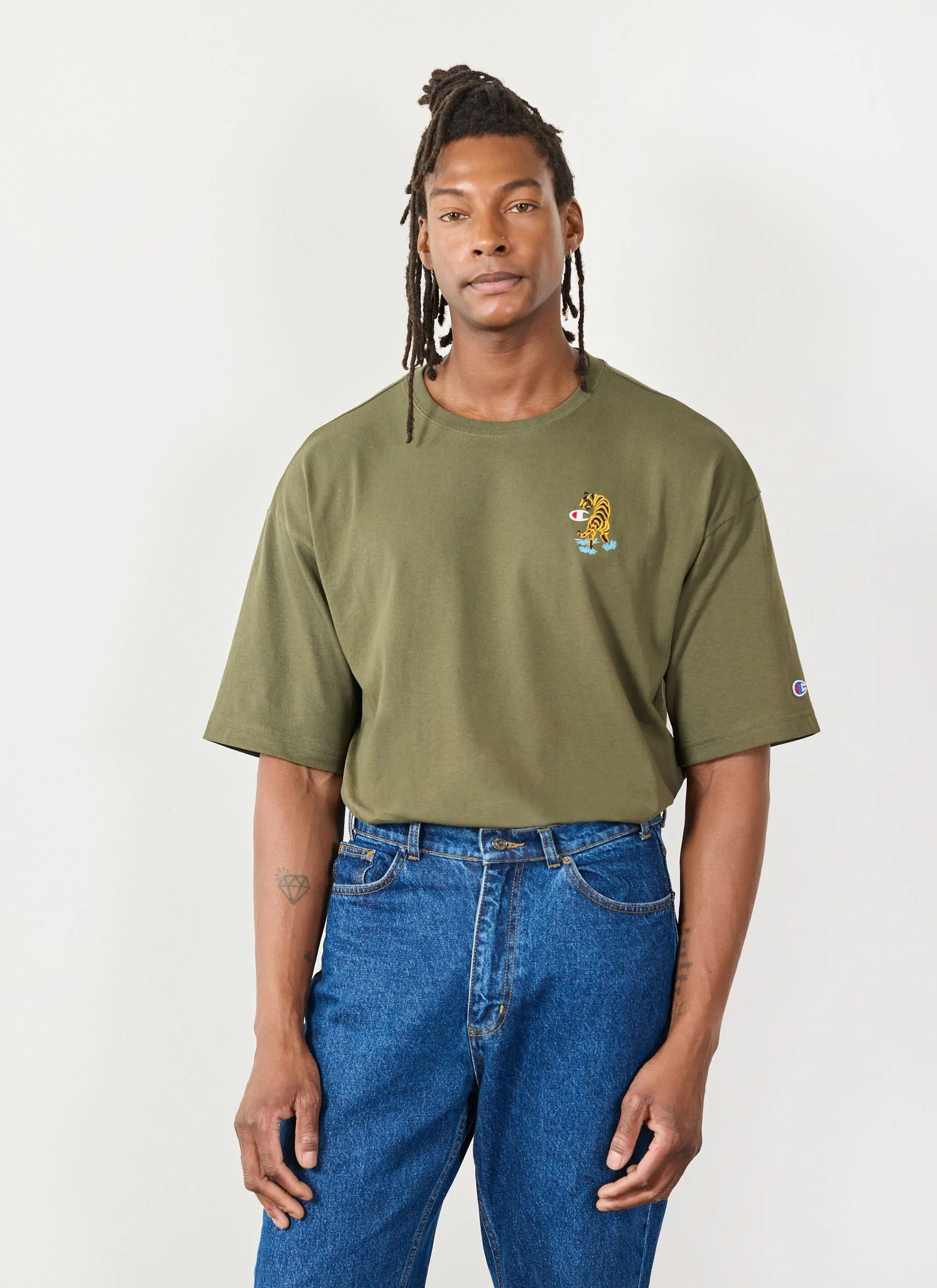 Tiger Oversized T Shirt | Champion and Percival | Forest sold by Percival product image thumbnail 2