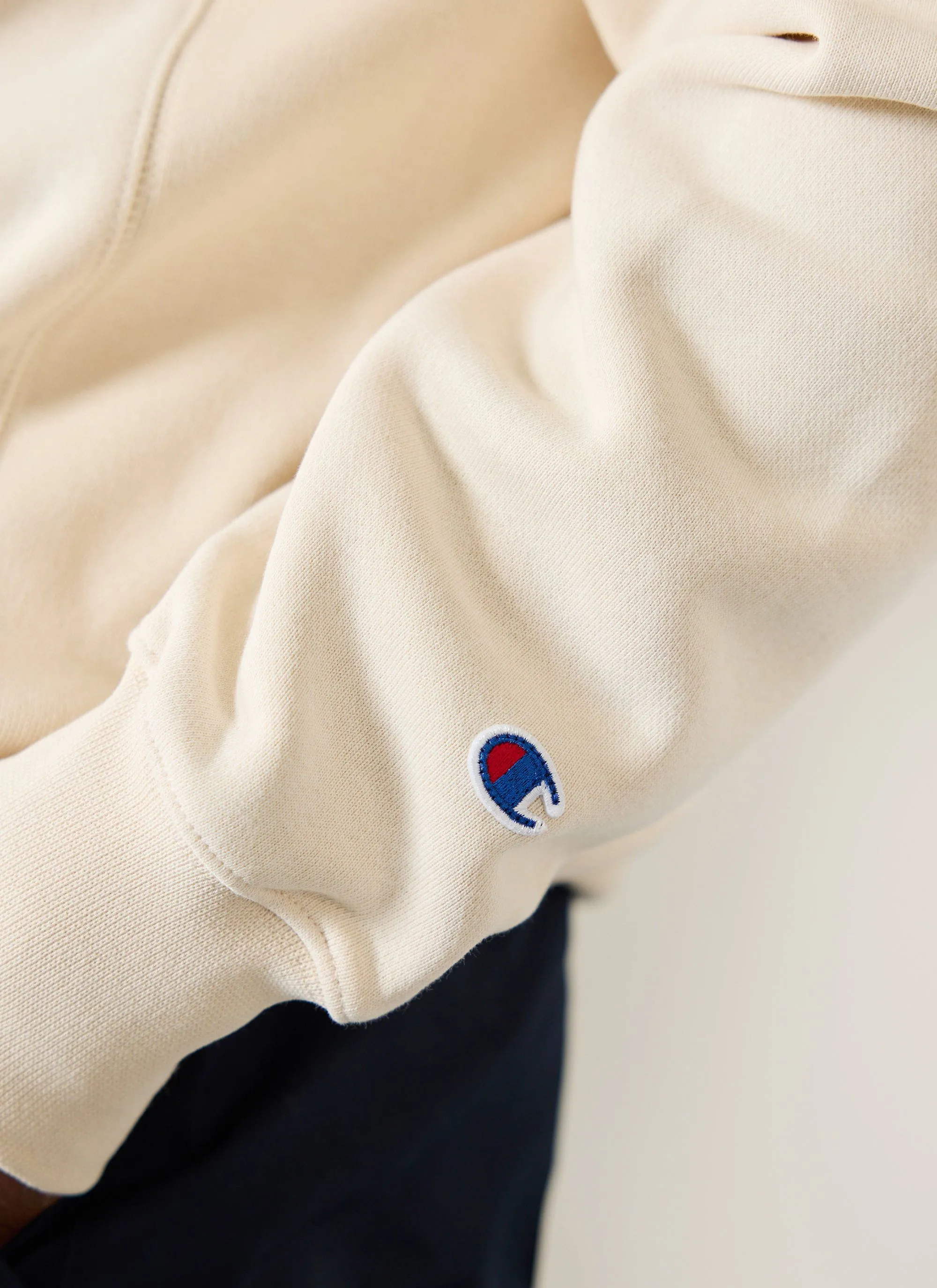 Beret Dog Sweatshirt | Champion and Percival | Ecru sold by Percival product image thumbnail 4