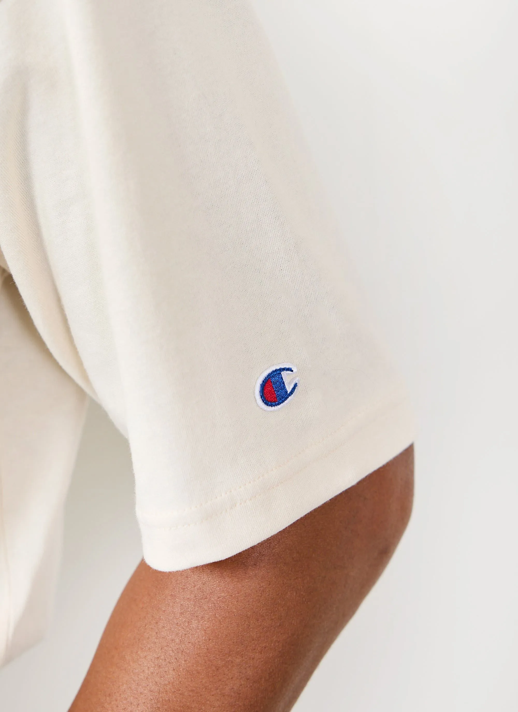 Beret Dog Oversized T Shirt | Champion and Percival | Ecru sold by Percival product image thumbnail 3