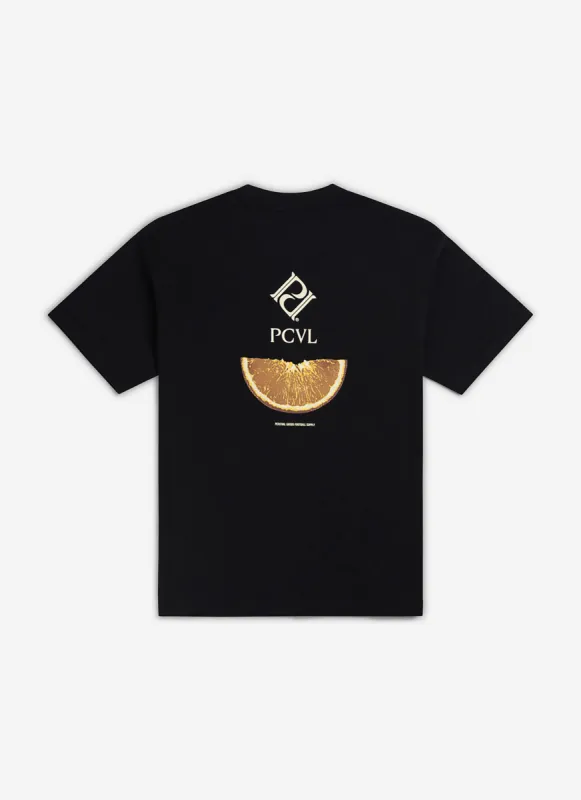 PCVL Half Time Oversized T Shirt | Cotton | Black made by Percival