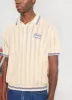 Dealership Knitted Polo | Percival x Ford | Ecru sold by Percival